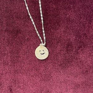 Smiling face necklace